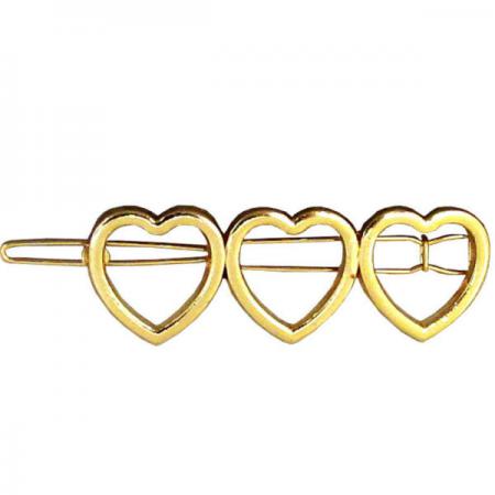 تنوع رنگ در انواع گیره مو زنانه طرح قلب