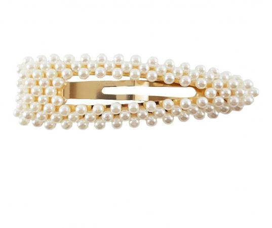 تنوع طرح در گیره مو فلزی نگین دار