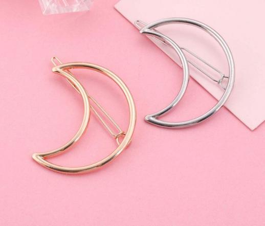 بهترین مدل مو با گیره مو طرح ماه