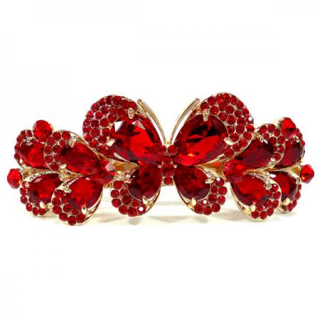 تولید کلی گیره مو نگینی طرح پروانه