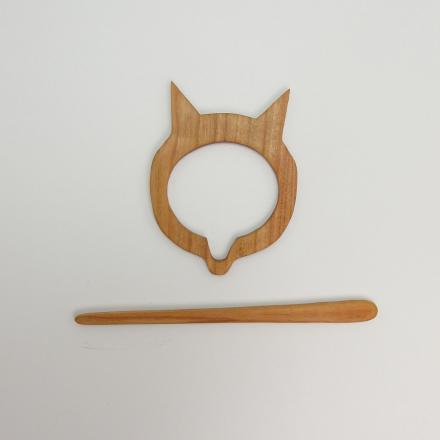 تنوع طرح در انواع گیره مو چوبی